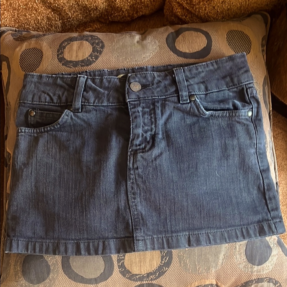 Denim Mini Skirt